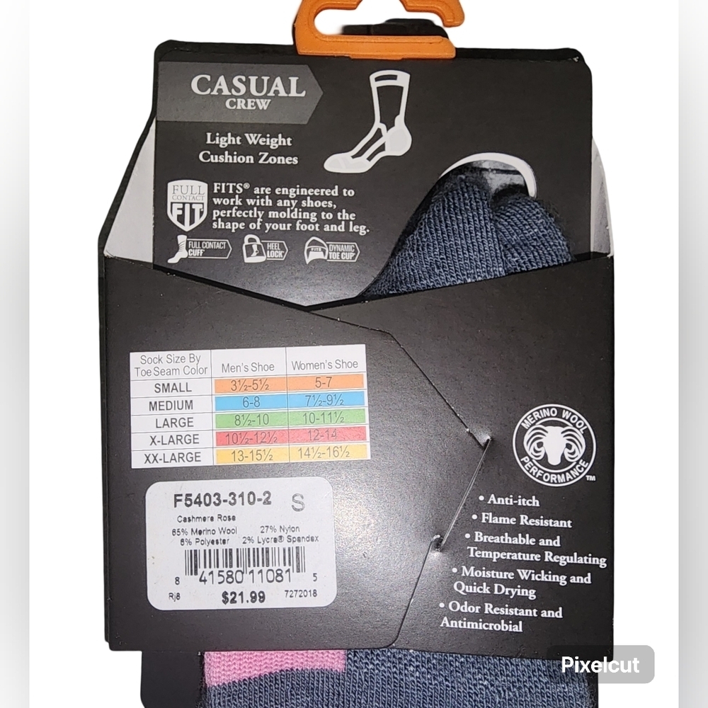 NWT, Fits Casual Crew, Size Small​​ - Picture 2 of 3